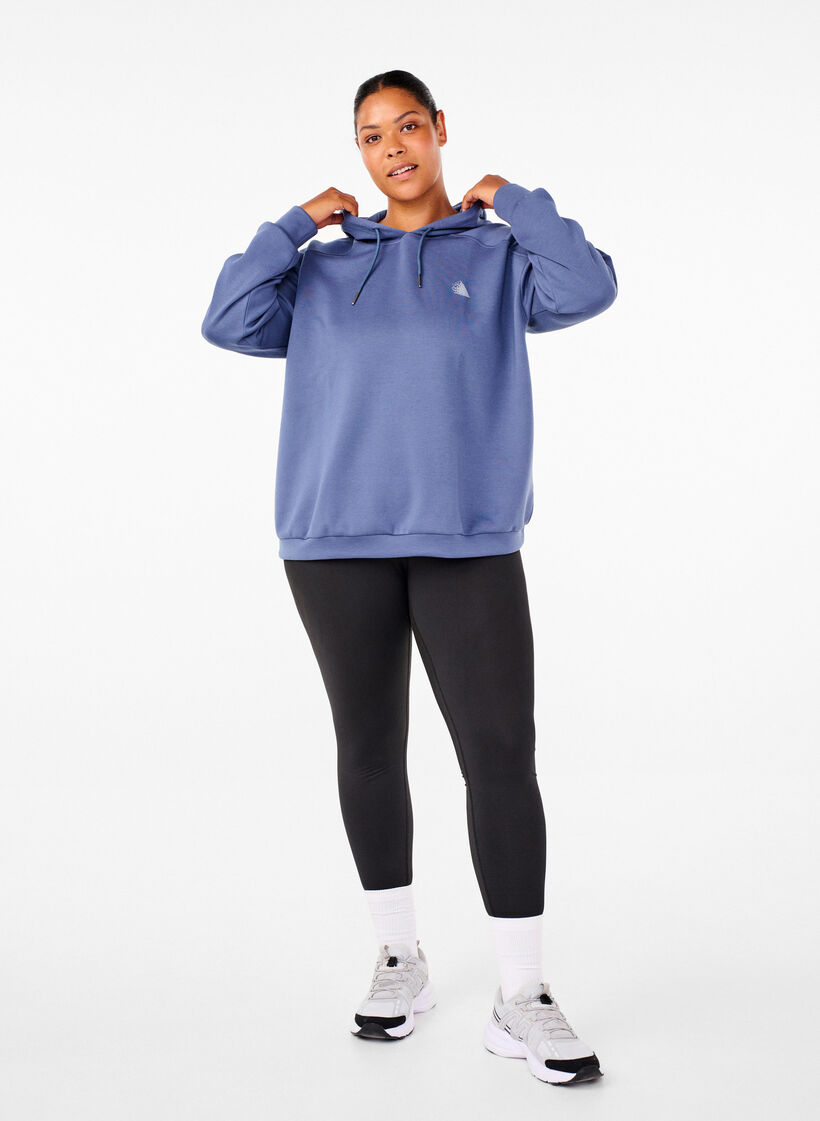 Sporttinen huppari, Vintage Indigo, Model image number 2