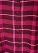 Pitk&auml;hihainen ruudullinen puuvillapyjamapaita, Punainen, Packshot image number 2