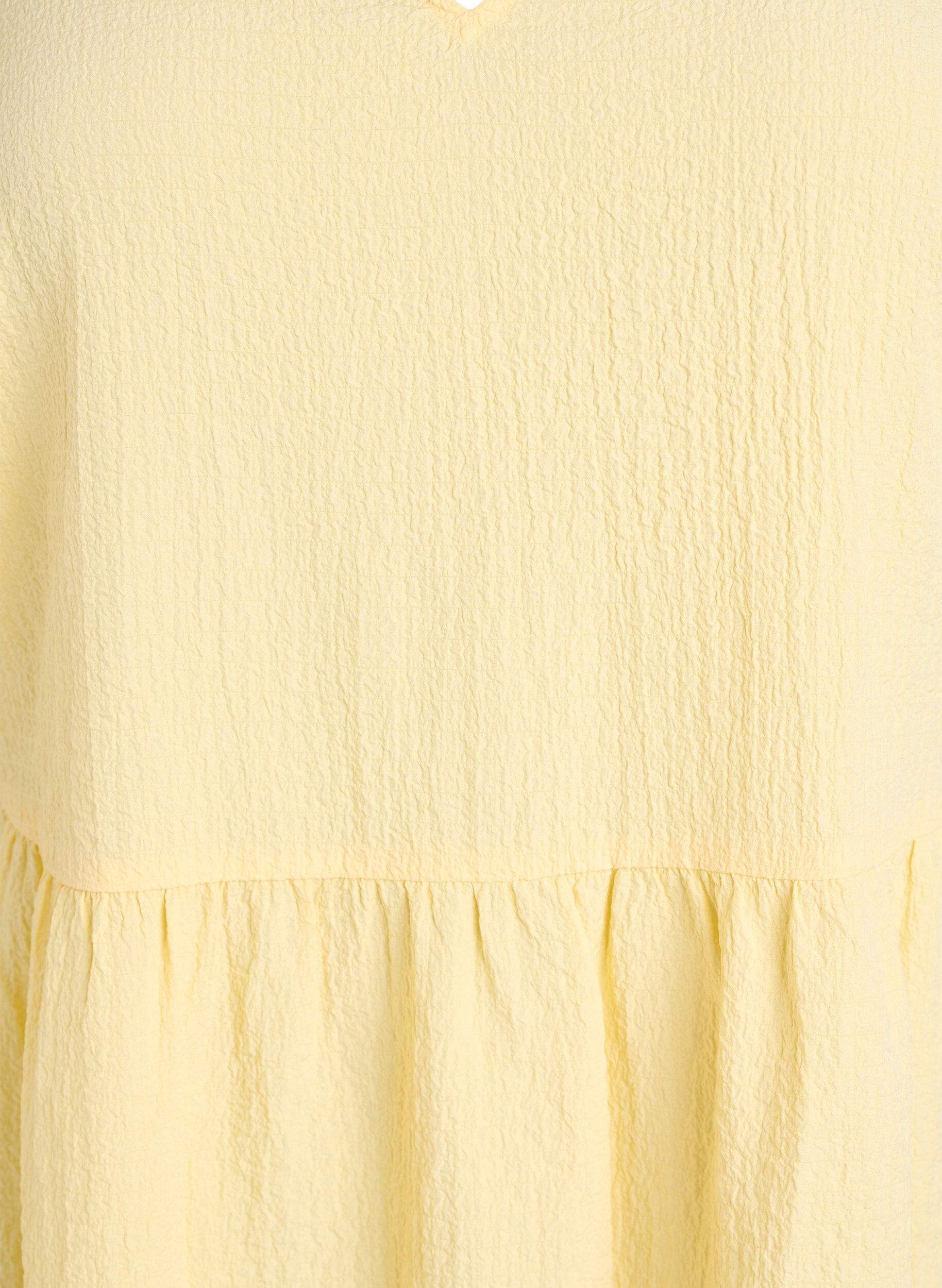 ZizziLyhyt A-linjainen mekko, Keltainen, Packshot image number 2