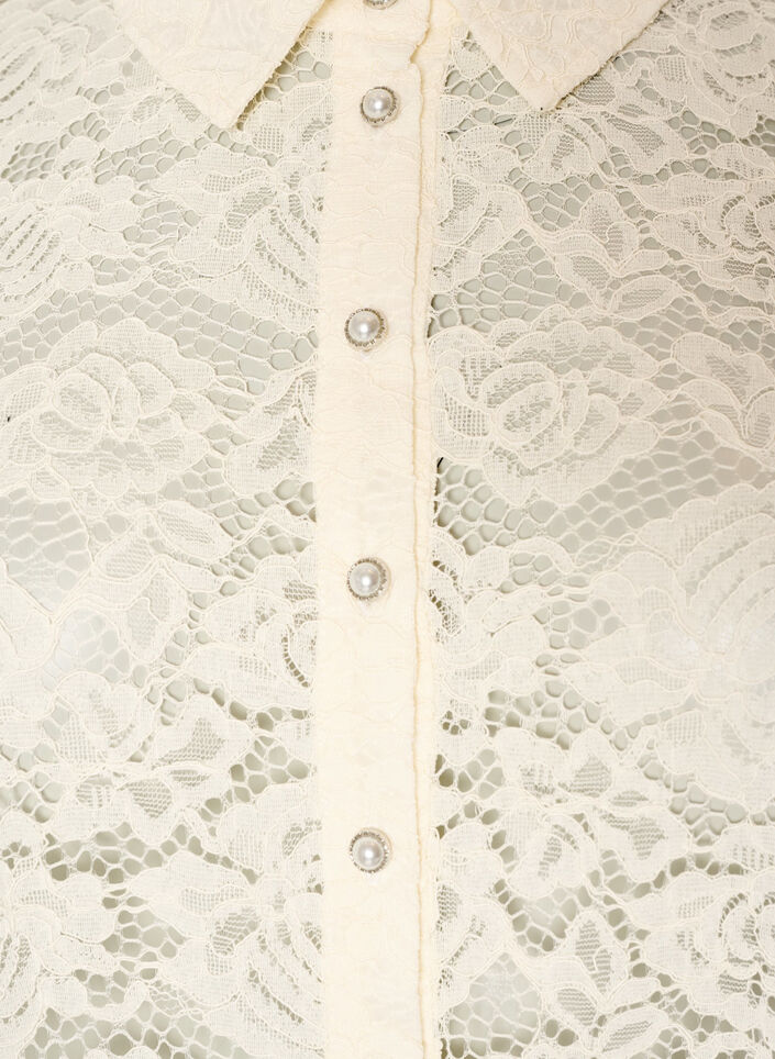 Pitsipaita helmi&auml;isnapeilla, Vanilja, Packshot image number 2