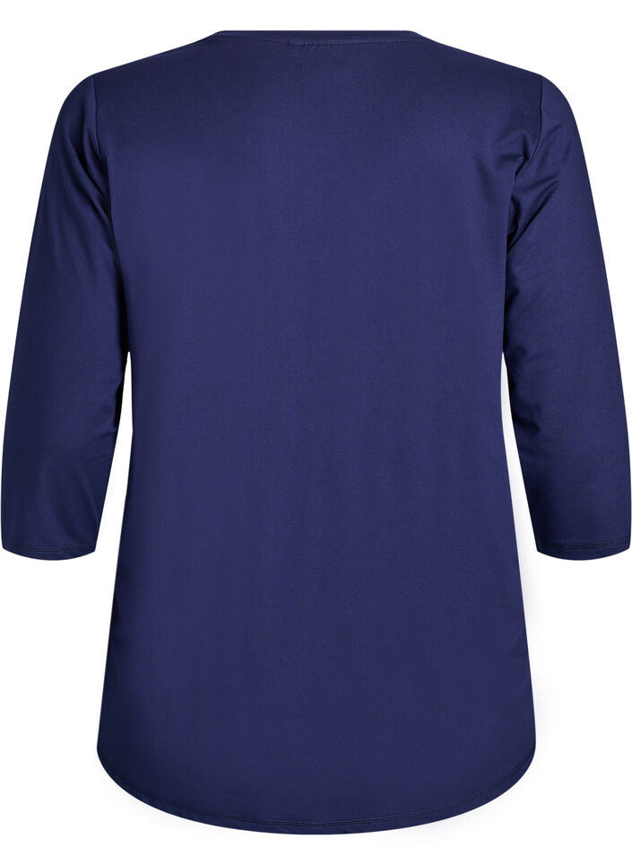 Treenipusero 3/4-hihoilla, Sininen, Packshot image number 1