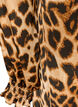 Mekko leopardikuosilla ja r&ouml;yhel&ouml;yksityiskohdilla, Ruskea, Packshot image number 4