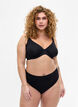 7-pack puuvillaiset stringit, Musta, Model image number 0