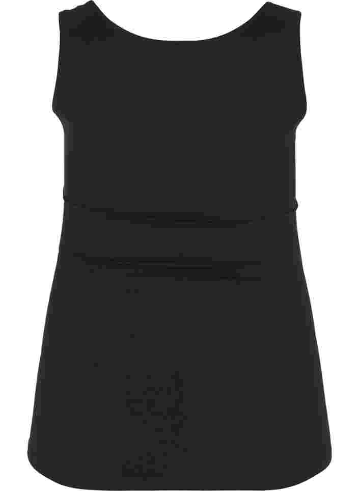 Saumaton toppi, Black, Packshot image number 1