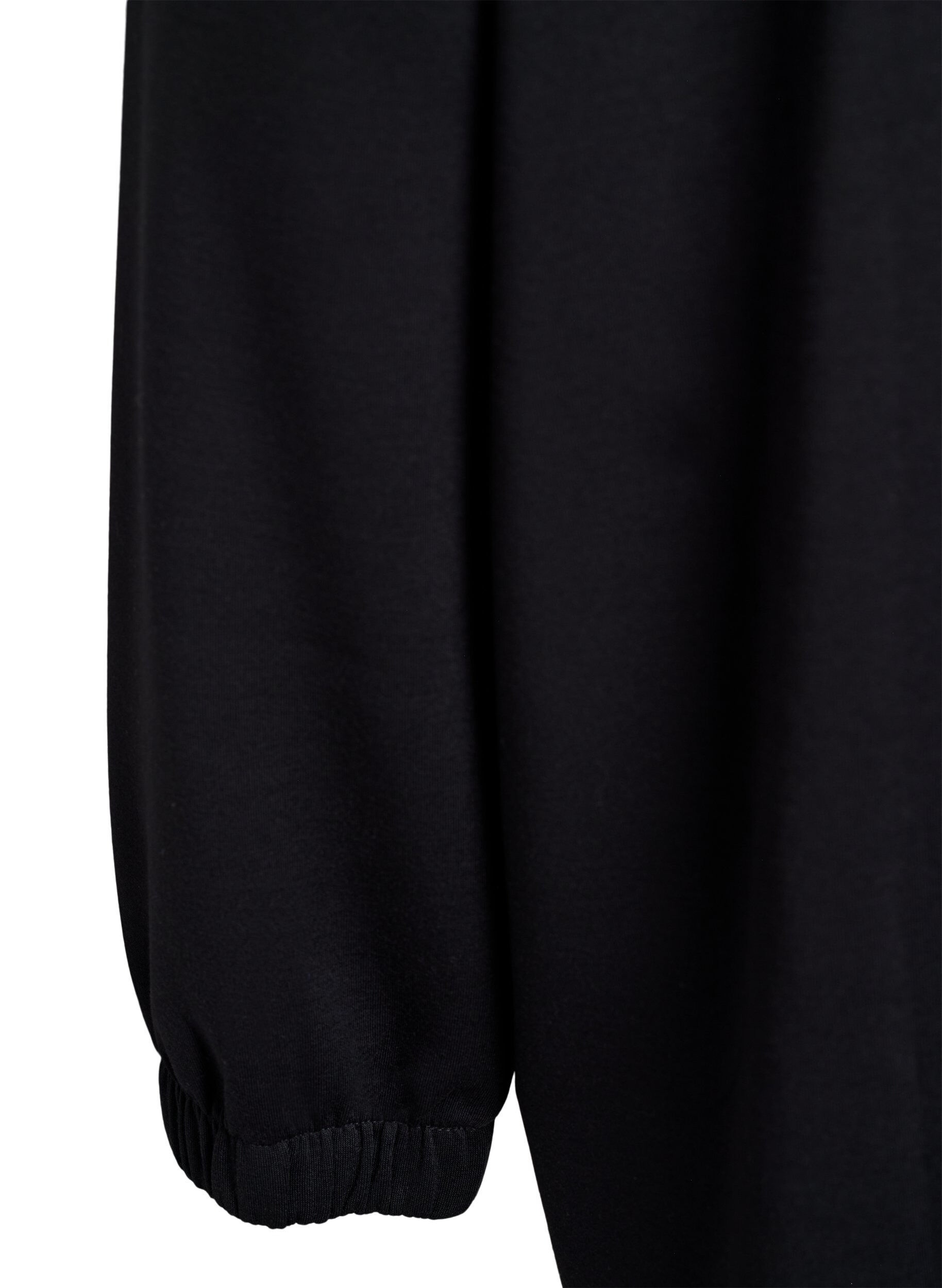 Zizzi A-linjainen turtleneck-mekko, Musta, Packshot image number 3