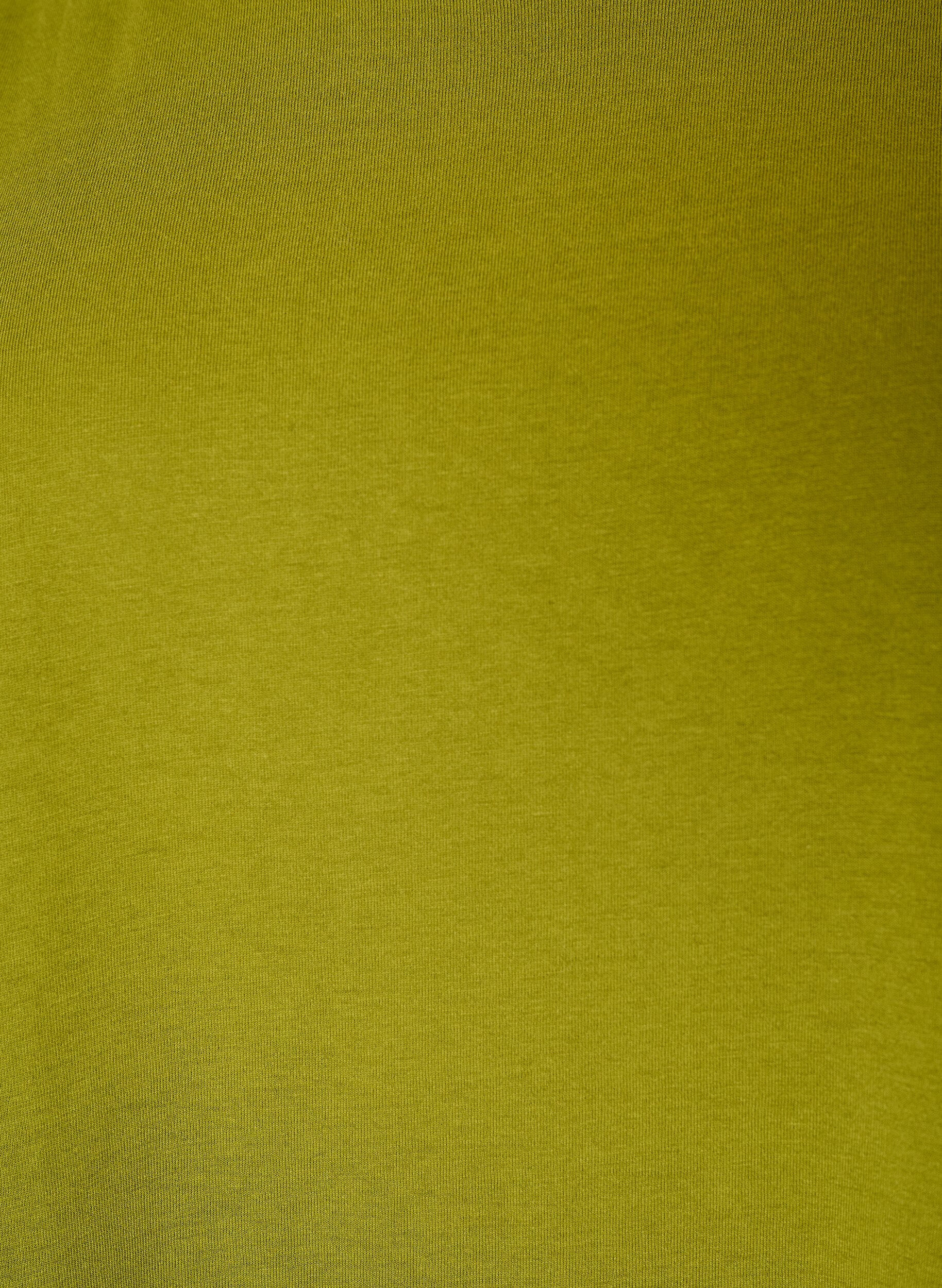 ZizziLyhythihainen puuvillasekoite t-paita, Vihre&auml;, Packshot image number 2