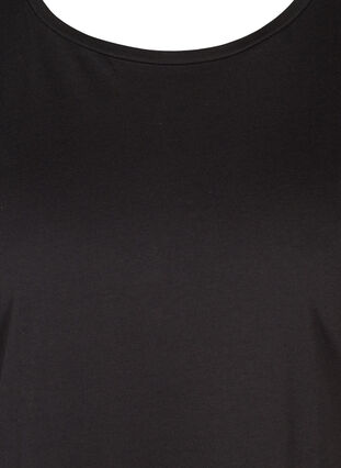 Lyhythihainen t-paita paljeteilla, Black, Packshot image number 2