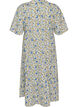 Puuvillainen midimekko kukkakuosilla, Sininen, Packshot image number 1