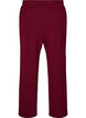 Rennot housut tekstuurilla ja korkealla vy&ouml;t&auml;r&ouml;ll&auml;, Punainen, Packshot image number 1