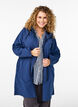 Kevyt hupullinen parka, Sininen, Model image number 0