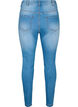 Farkkulegginsit takataskuilla, Blue denim, Packshot image number 1