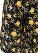 Kuviollinen viskoosipusero 3/4-hihoilla, Musta, Packshot image number 3