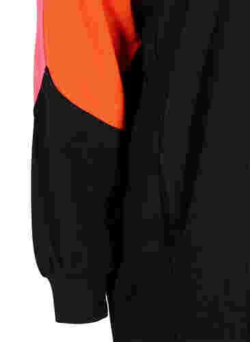 Svetarimekko kontrastiväreillä ja taskuilla, Black, Packshot image number 3