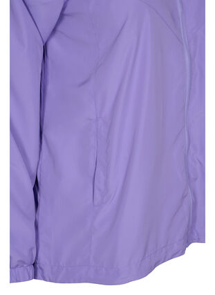 Lyhyt takki hupulla ja säädettävällä helmalla , Paisley Purple, Packshot image number 3