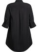 Lyhyt mekko kauluksella ja rintataskulla, Musta, Packshot image number 1