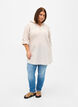 Hupullinen tunika puuvillasta ja pellavasta, Wh. Sandshell Stripe, Model image number 3