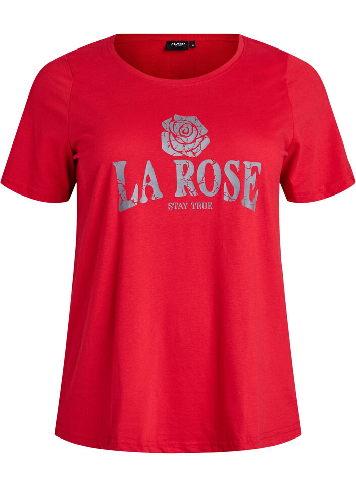 FLASH - T-paita motiivilla, Punainen, Packshot image number 0