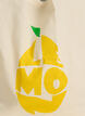 Tote-laukku printill&auml;, Keltainen, Packshot image number 2