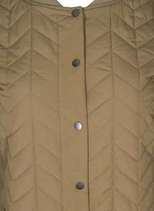 Pitkä tikattu takki napituksella, Bungee Cord, Packshot image number 2