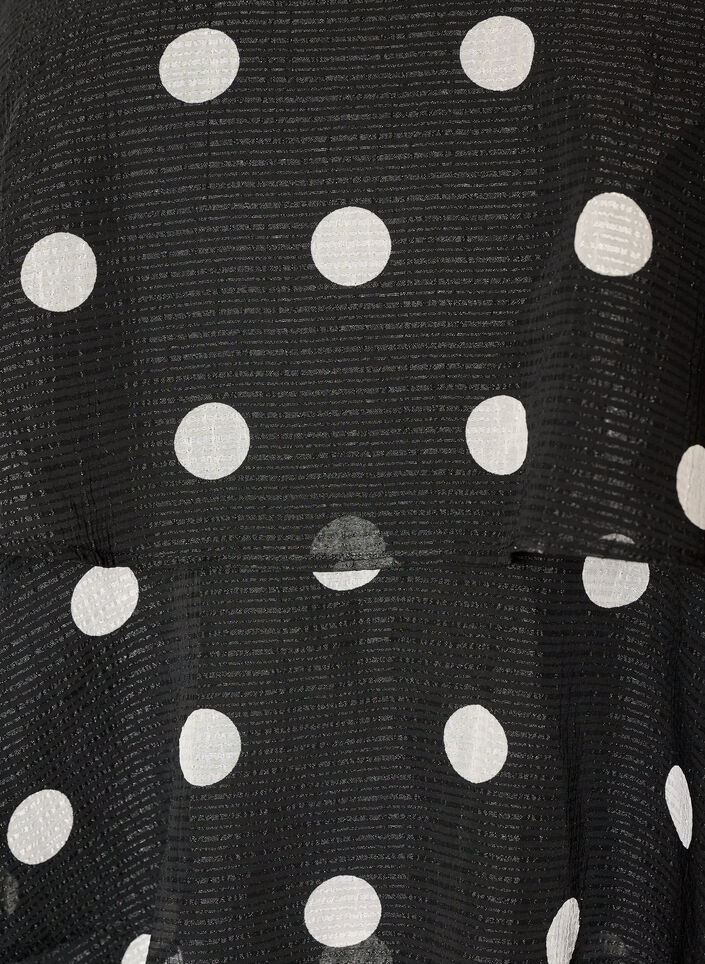 Kerrostettu toppi r&ouml;yhel&ouml;ill&auml; ja spagettiolkaimilla, Musta, Packshot image number 2