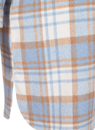 Pitkä ruudullinen paitatakki rintataskuilla , Serenity Check, Packshot image number 3