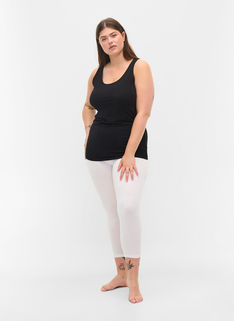 3/4 leggingsit, Bright White, Model image number 0