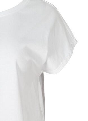 T-paita puuvillasta, Bright White, Packshot image number 2