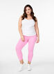 Perus 3/4 leggingsit viskoosista, Vaaleanpunainen, Model image number 1