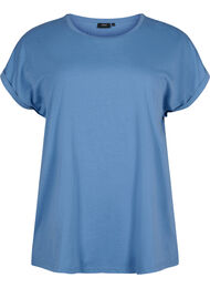 Lyhythihainen t-paita puuvillasekoitteesta, Moonlight Blue, Packshot
