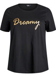 T-paita printill&auml;, Musta