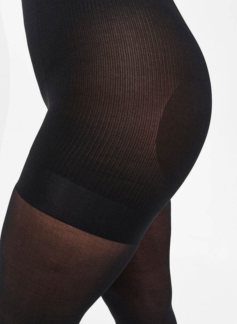 Sukkahousut 40 denieri&auml; push up -efektill&auml;, Musta, Model image number 2