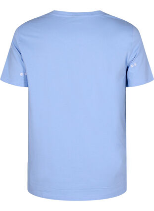 Luomupuuvillasta valmistettu T-paita sydämillä, Serenity W. Bow Emb., Packshot image number 1