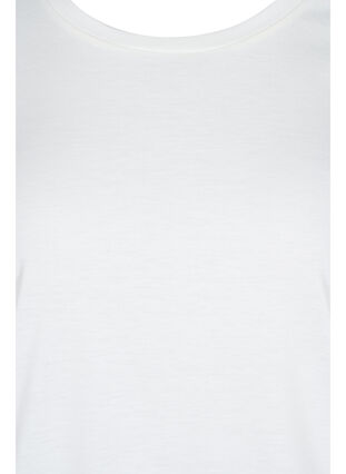 Yksivärinen pusero 3/4-hihoilla , White Mel, Packshot image number 2