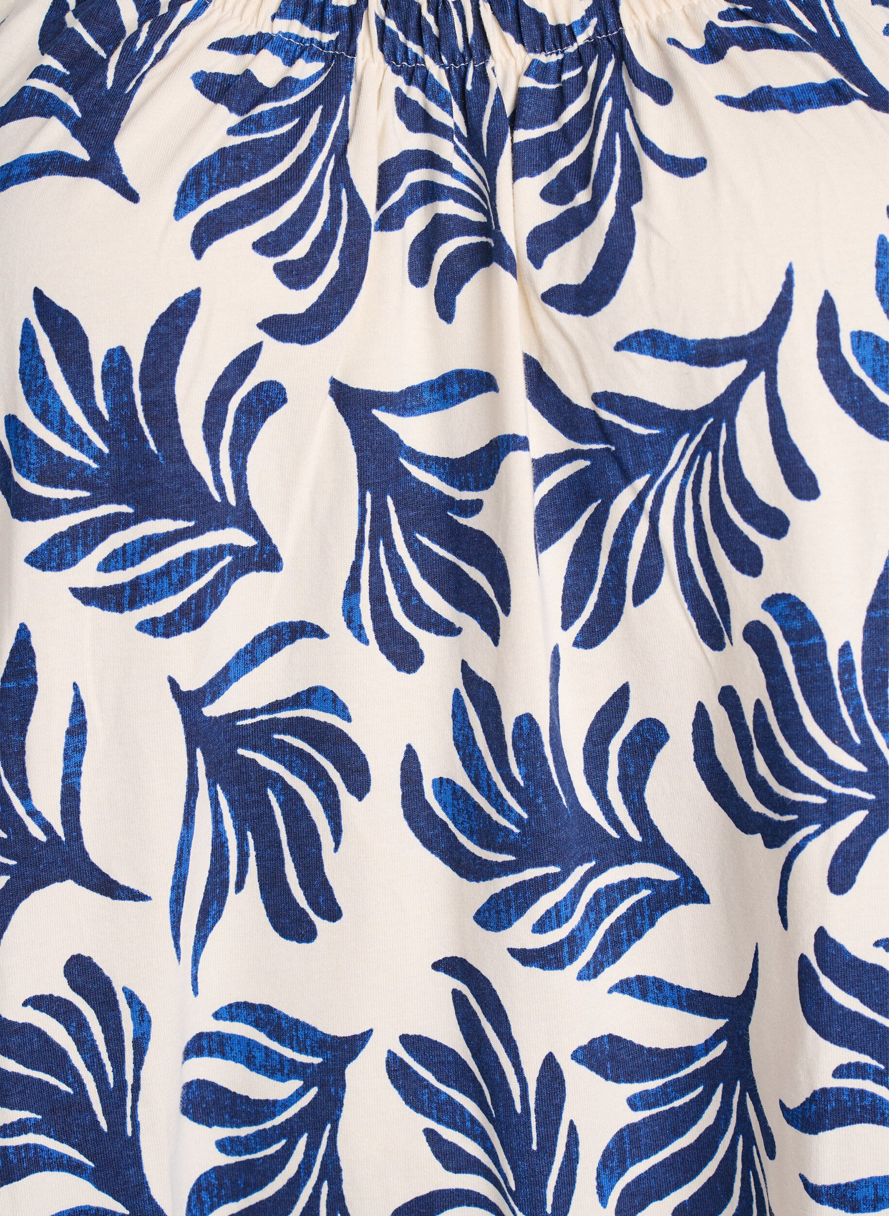 Zizzi Midipituinen olkainmekko luomupuuvillaa, Valkoinen, Packshot image number 2