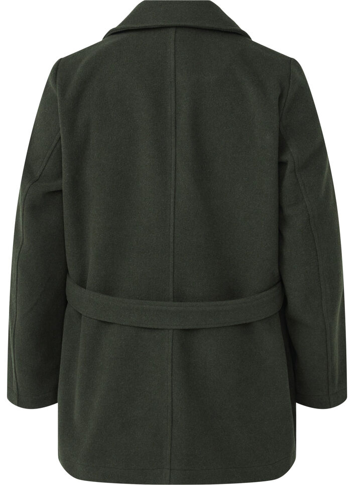 Lyhyt villatakki vyöllä, Forest Night Mel., Packshot image number 1