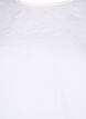 Tencel ™ -modaalista valmistettu pusero kirjotuilla yksityiskohdilla., Bright White, Packshot image number 2