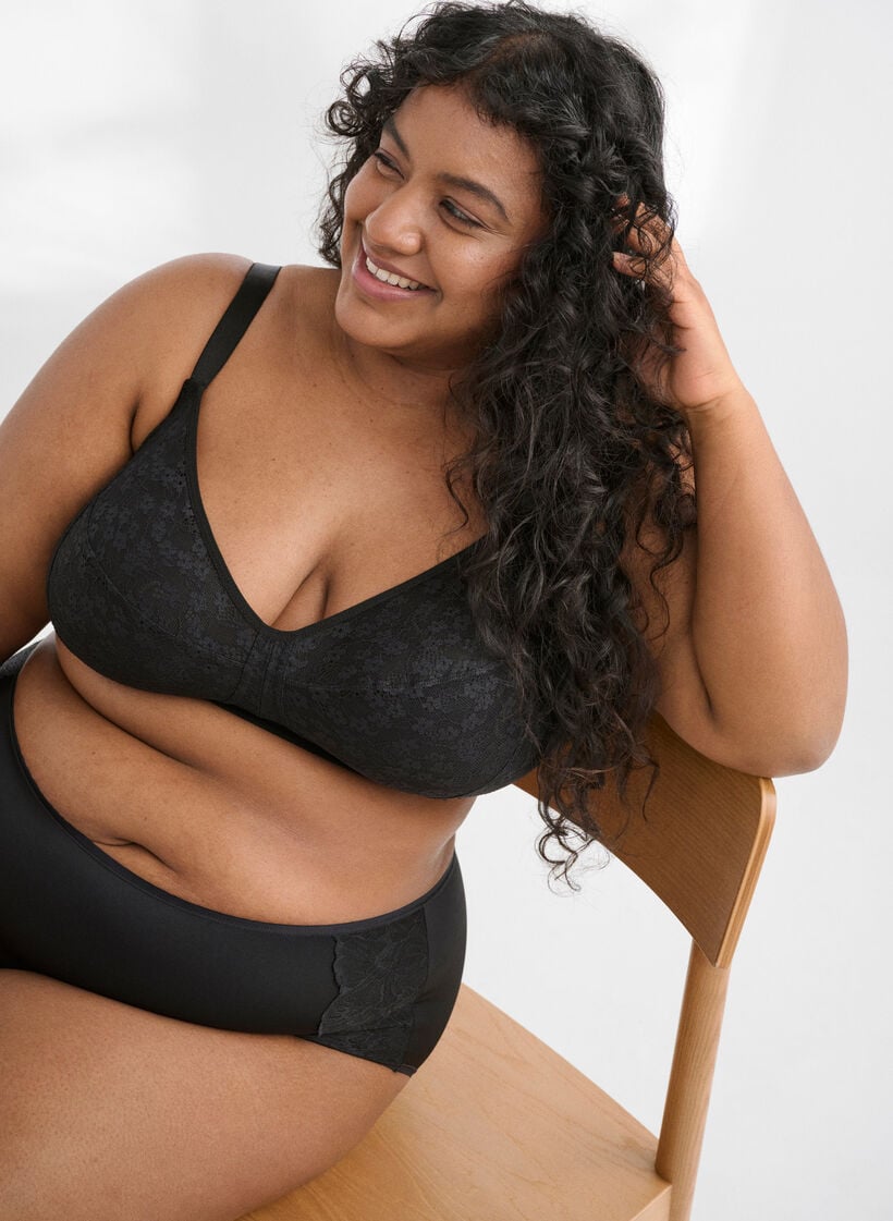 Langattomat pitsirintaliivit, Musta, Image image number 0