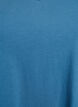 Yksiv&auml;rinen peruspuuvilla T-paita, Sininen, Packshot image number 2
