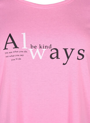 FLASH – kuviollinen t-paita, Begonia Pink Always, Packshot image number 2