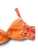 Kaarituelliset bikiniyl&auml;osa kuosilla, Oranssi, Packshot image number 3