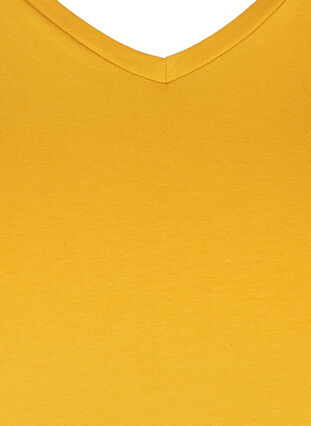 Basic t-paita, Mineral Yellow, Packshot image number 2