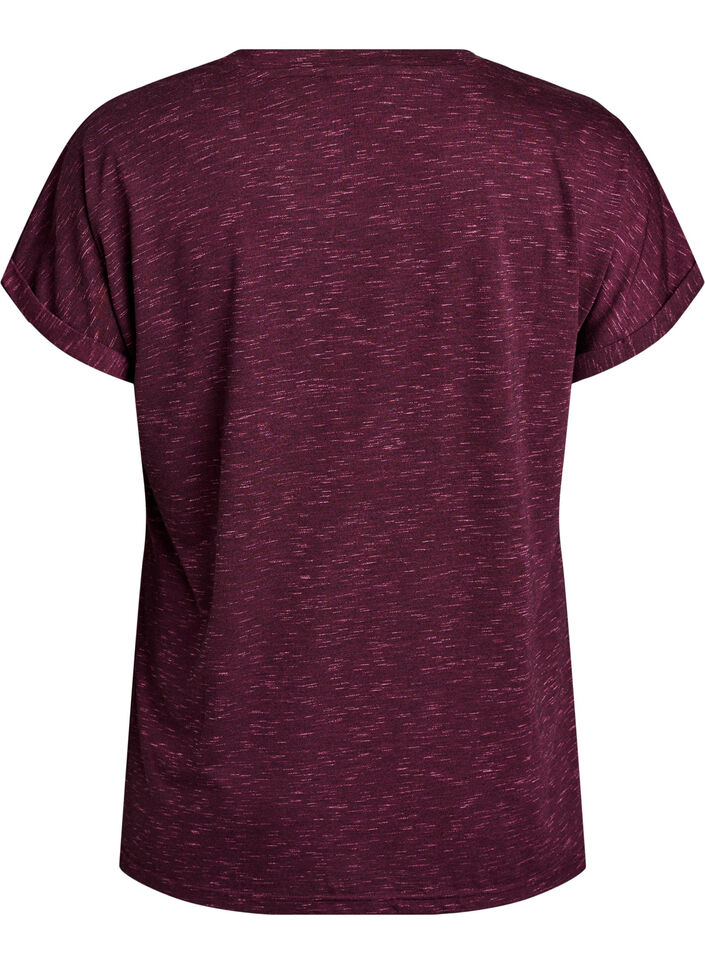 Rento treenipaita lyhyill&auml; hihoilla, Tumma Bordeaux, Packshot image number 1