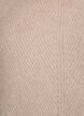 Neulepusero, jossa on vinoraitakuvio ja raglanhihat, Beige, Packshot image number 2