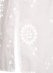 Puuvillatunika brodeeratuilla yksityiskohdilla, Valkoinen, Packshot image number 3