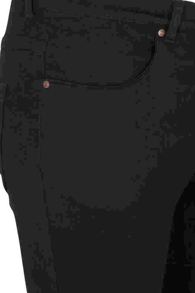 Korkeavyötäröiset super slim Amy farkut, Black, Packshot image number 2