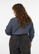 Ruudullinen paita strasseilla, Sininen, Model image number 2