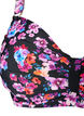Kaarituelliset bikiniyl&auml;osa kuosilla, Violetti, Packshot image number 2