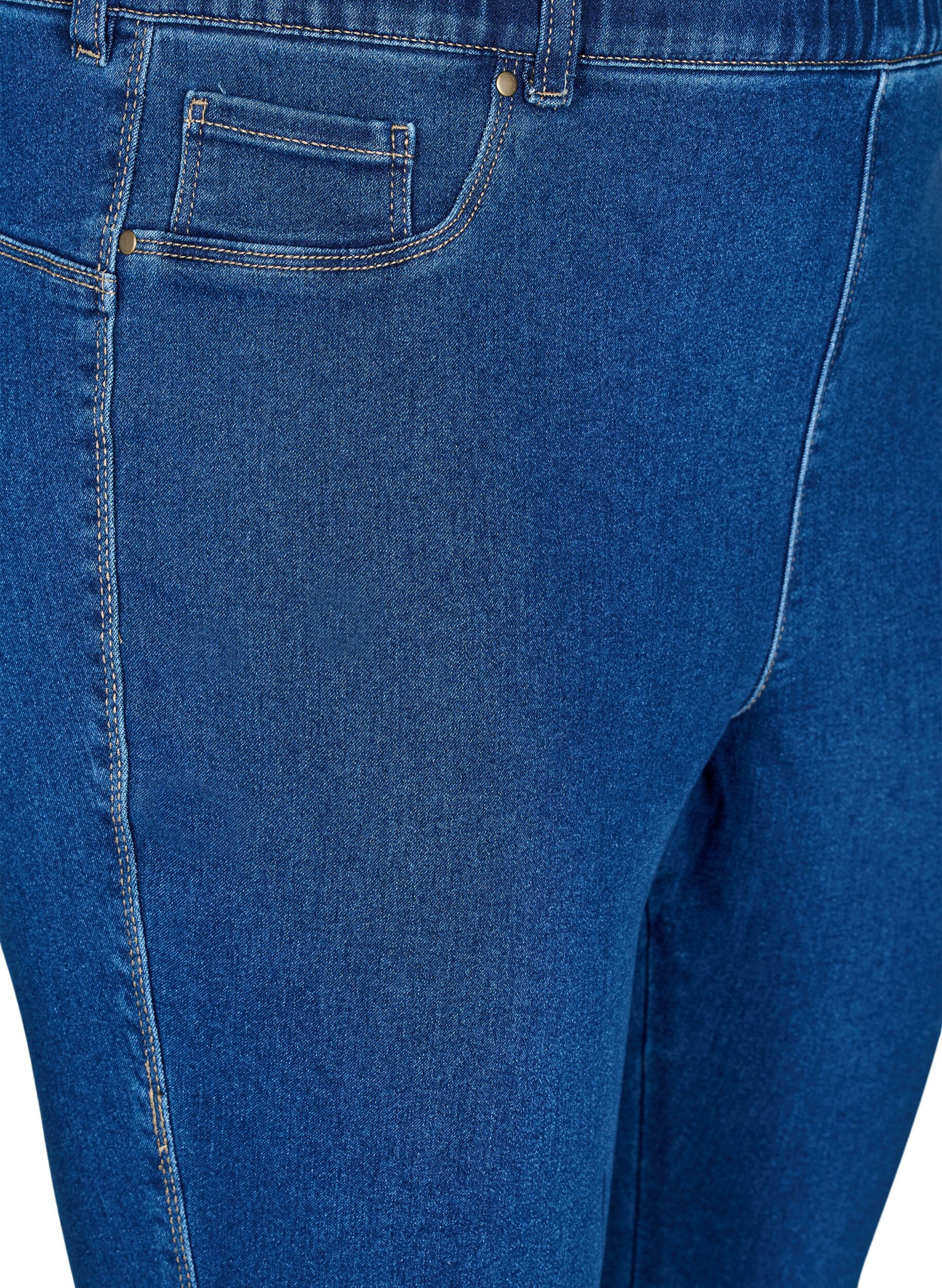 ZizziKorkeavy&ouml;t&auml;r&ouml;iset jeggingsit, Sininen, Packshot image number 2