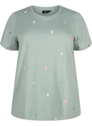 Luomupuuvillasta valmistettu T-paita syd&auml;mill&auml;., Chinois G. Love Emb.