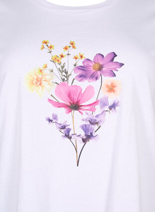 T-paidat kukkakuviolla, Bright W. w. Flower, Packshot image number 2